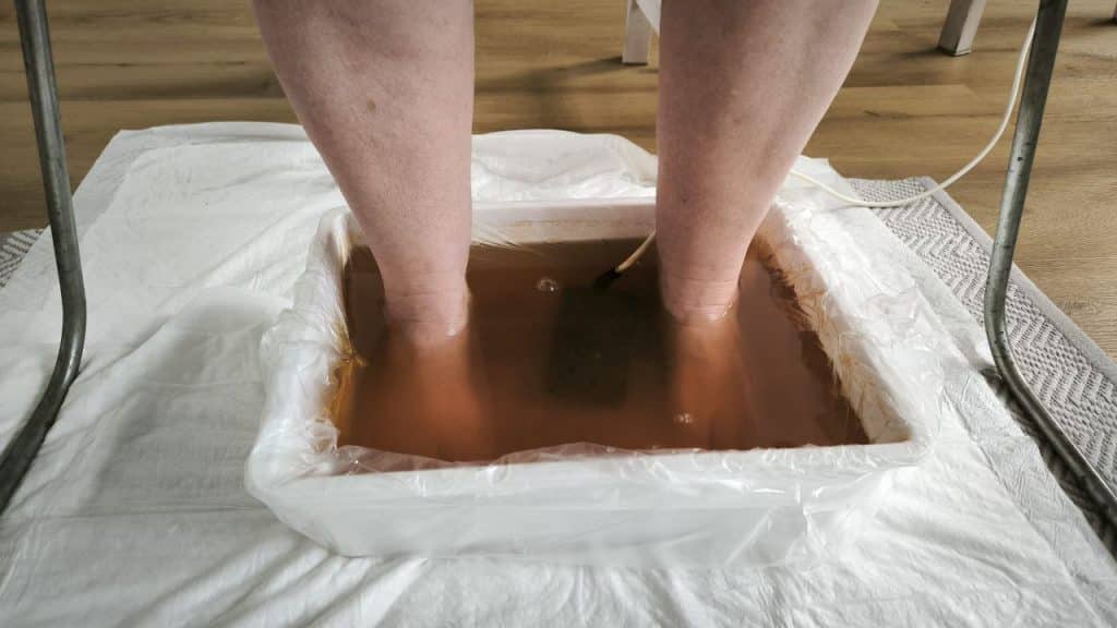 Elektrolysebad zum Entgiften